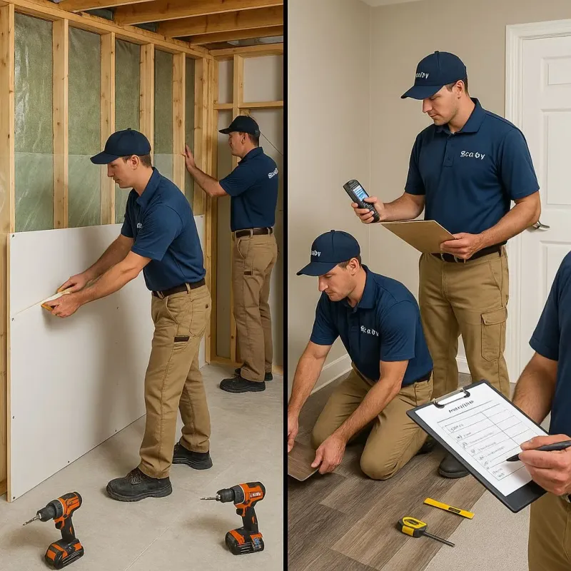 Repairs and Reconstruction process in Sussex, NJ