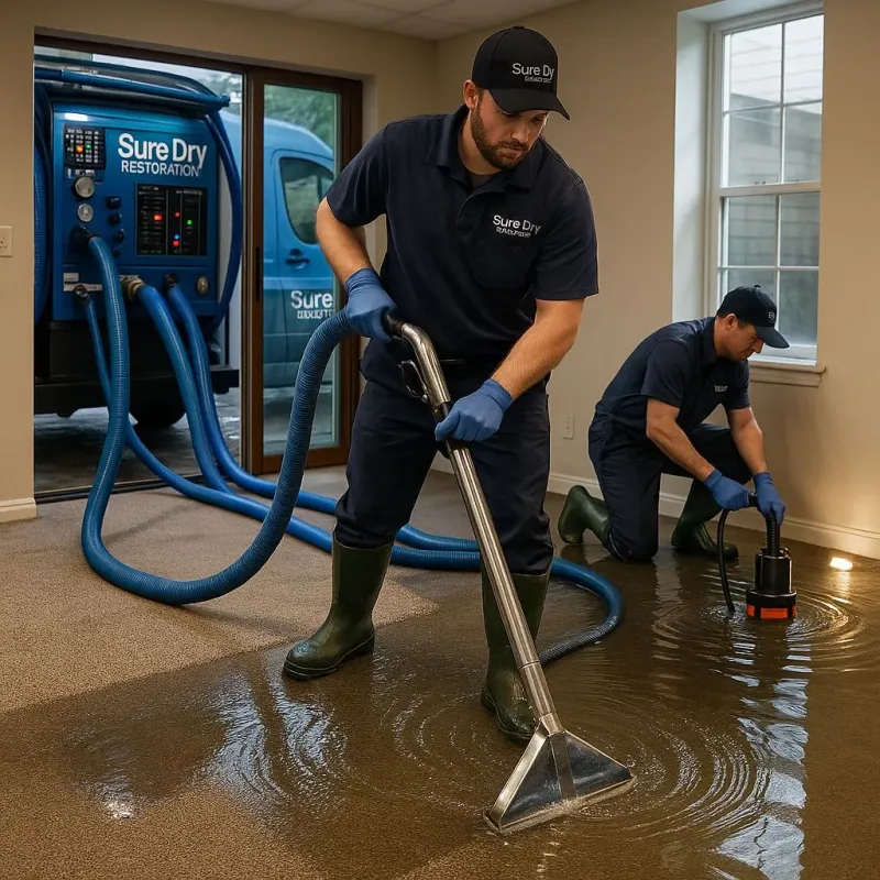 Water Extraction and Removal process in Sussex, NJ